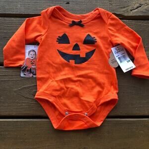 NWT Little Pumpkin Long Sleeve Onesie 3 Months